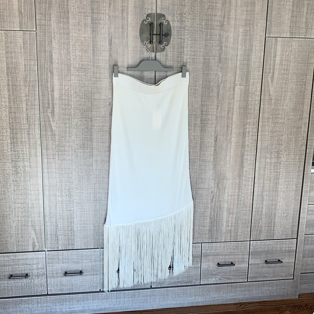 Mango Fringed Skirt‎